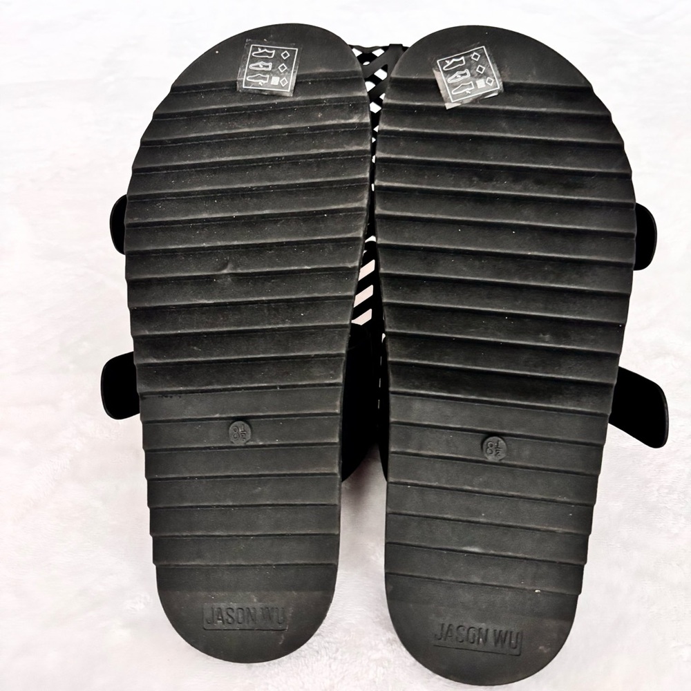 JASON WU Marzan Black Vegan Leather Luxe Slide-On Sandal--NEW--8.5 - Picture 11 of 15